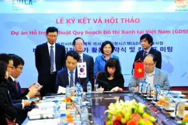Lễ ký kết và hội thảo dự án hỗ trợ kỹ thuật Quy hoạch đô thị xanh tại Việt Nam